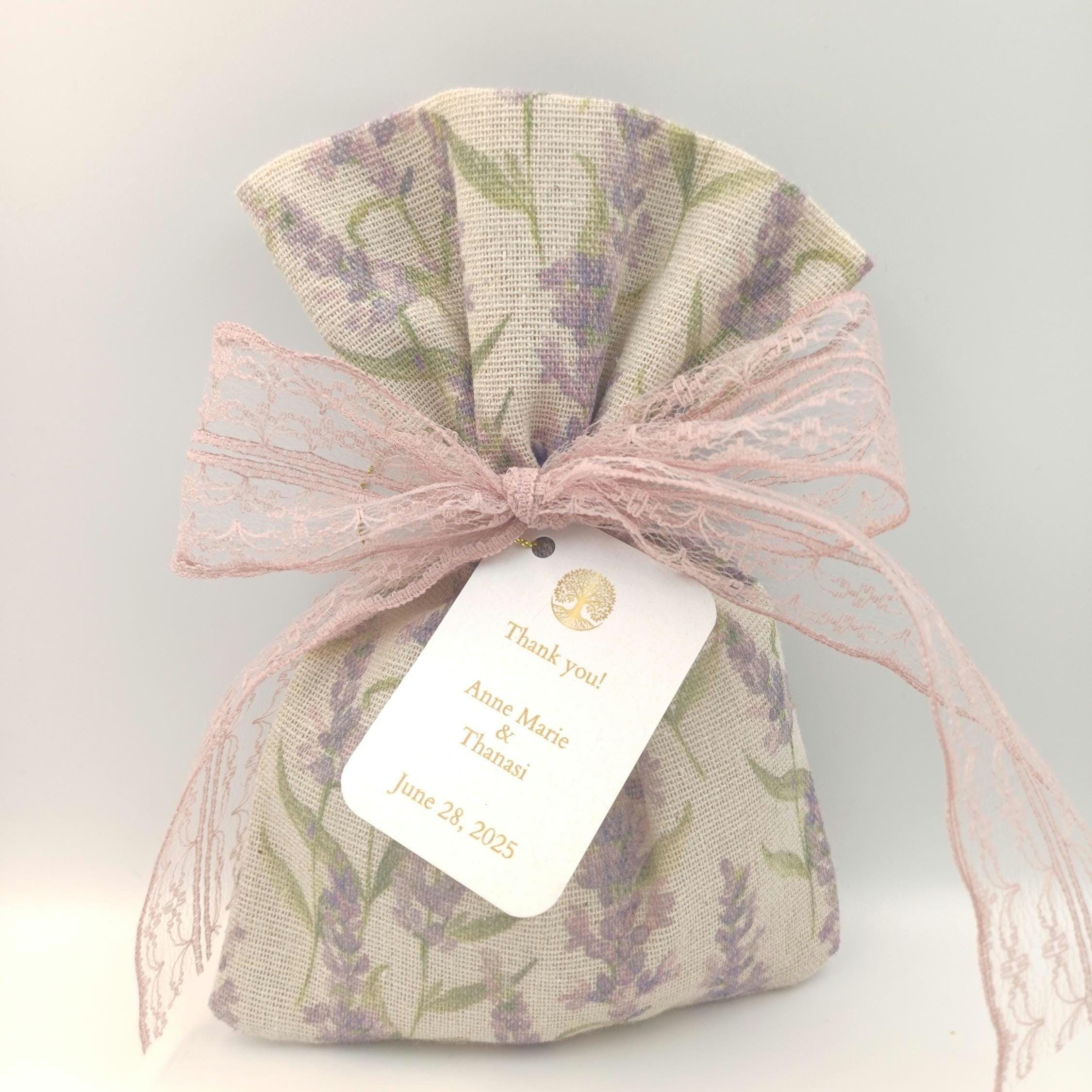 10 pcs, Greek wedding boubounieres Bridal shower party favors lavender, engagement party, Orthodox baptism koufeta bags,baby shower.