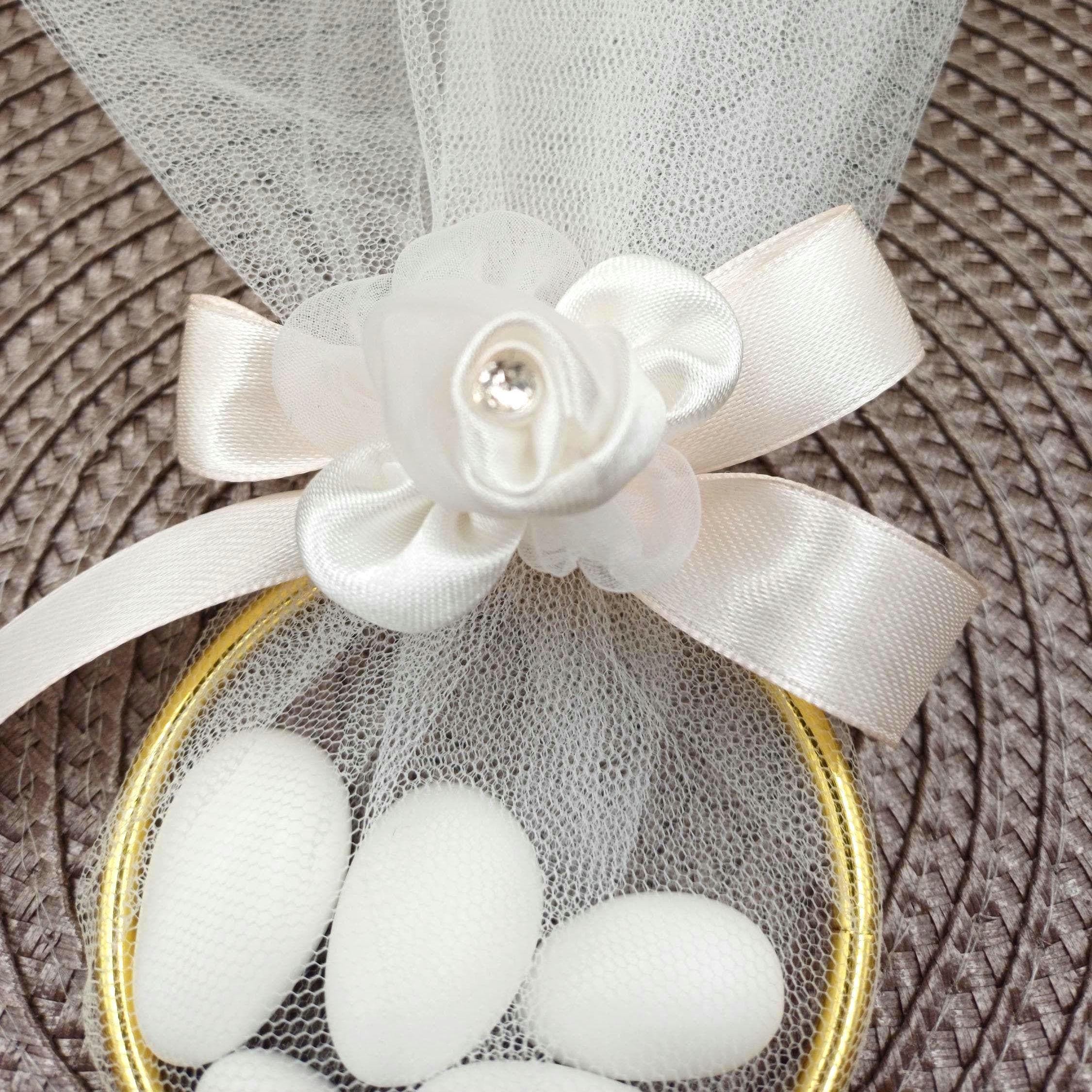 10 pcs, Wedding Favors Almond Candy - Engagement Favors -Greek bombonieres -Almond Treats- Christening gifts Koufeta - Baptism bombonieres