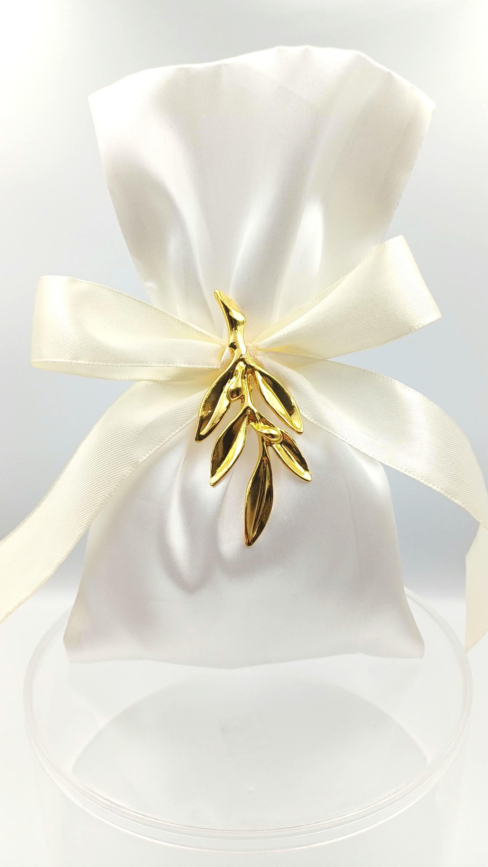 10 pcs,  Greek wedding  bombonieres ,Luxury Wedding Favor, Olive branch favors, Orthodox wedding, Koufeta, Bomboniere,Olive favor bags.
