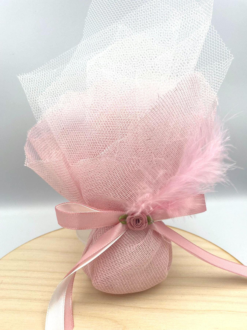 10 pcs, Greek Orthodox wedding baptism boboniera, Tulle Mpomponiera Christening Favor, Boubouniera, Bomboniere, Koufeta,koyfeta