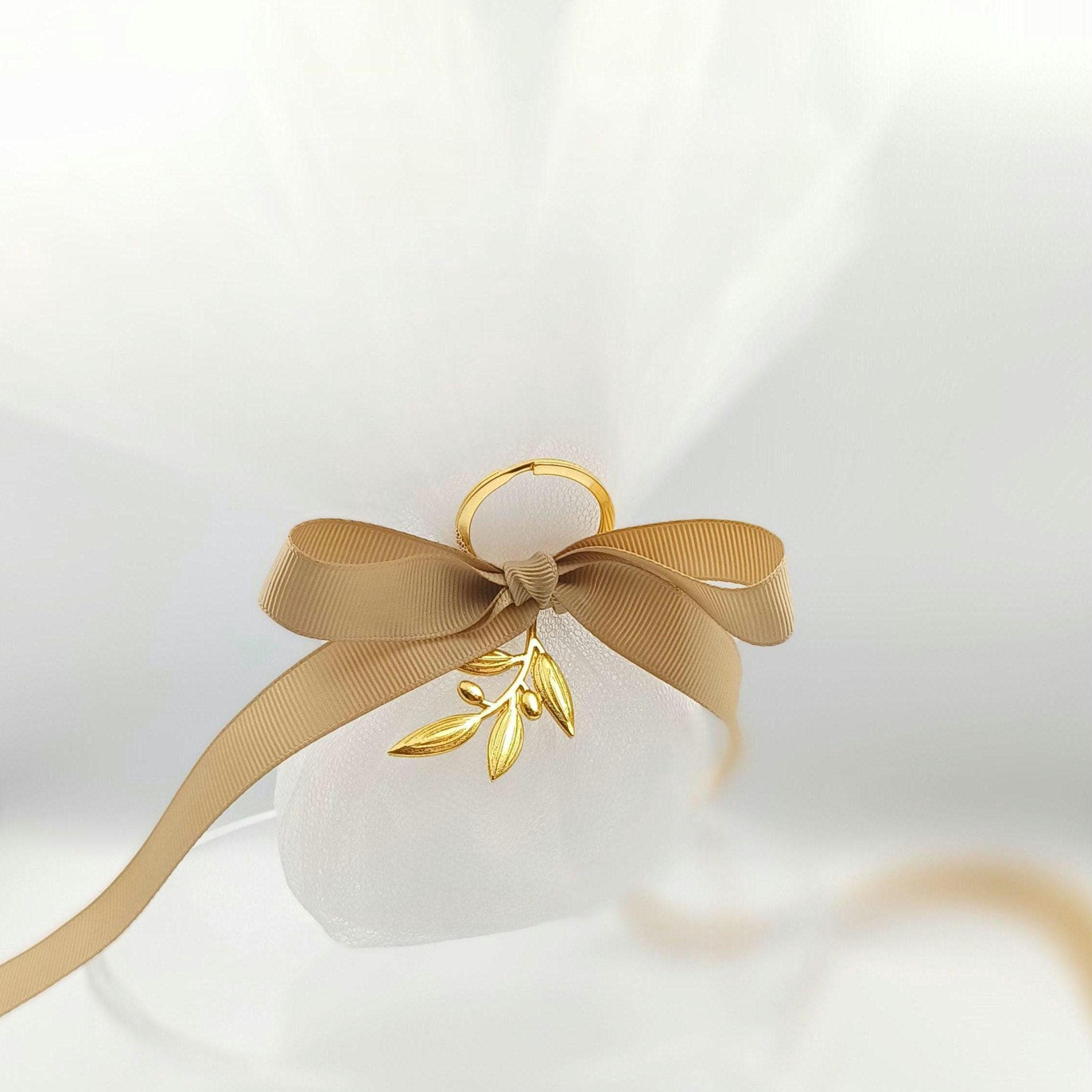 10 pcs, Wedding Almond Candy Favors For Guests, Engagement Favors, Wedding Candy,Olive branch favor, Unique Wedding Favors,Greek bombonieres