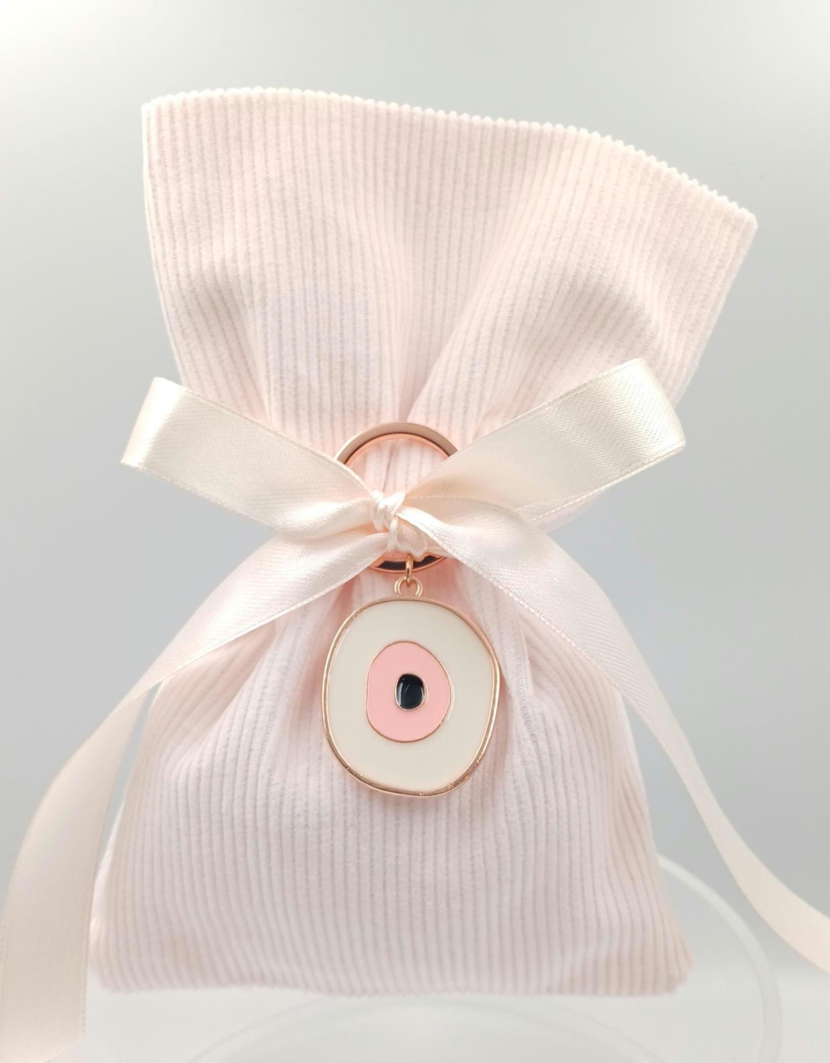 Greek Orthodox baptism bomboniera ,Greek evil eye keychain favors baby shower party favors, Italian Confetti First communion favors ,10 pcs.