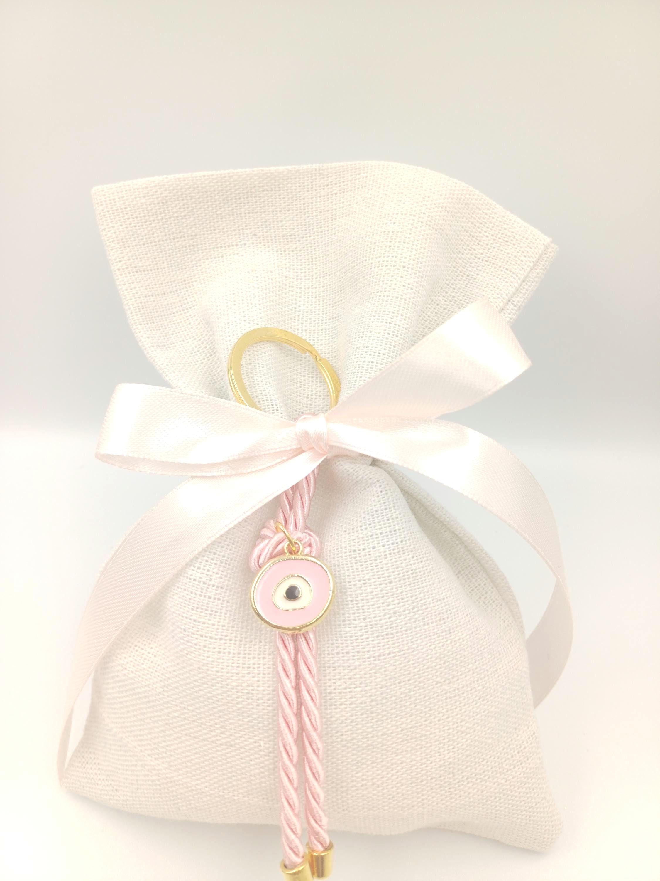 10 pcs, Greek baptism bombonieres, Greek Baptism Favors - Evil Eye Martyrika Keychain Gifts for guests -Baby Shower -Party Favors-koufeta