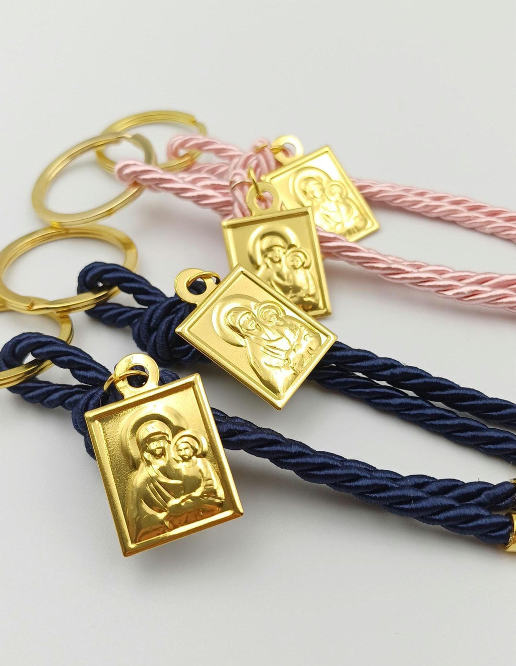 10 pcs, Greek Baptism Martyrika, Girl Keychain favors, Martyrika, Orthodox baptism, Witness favor, First communion favors, Christening icon