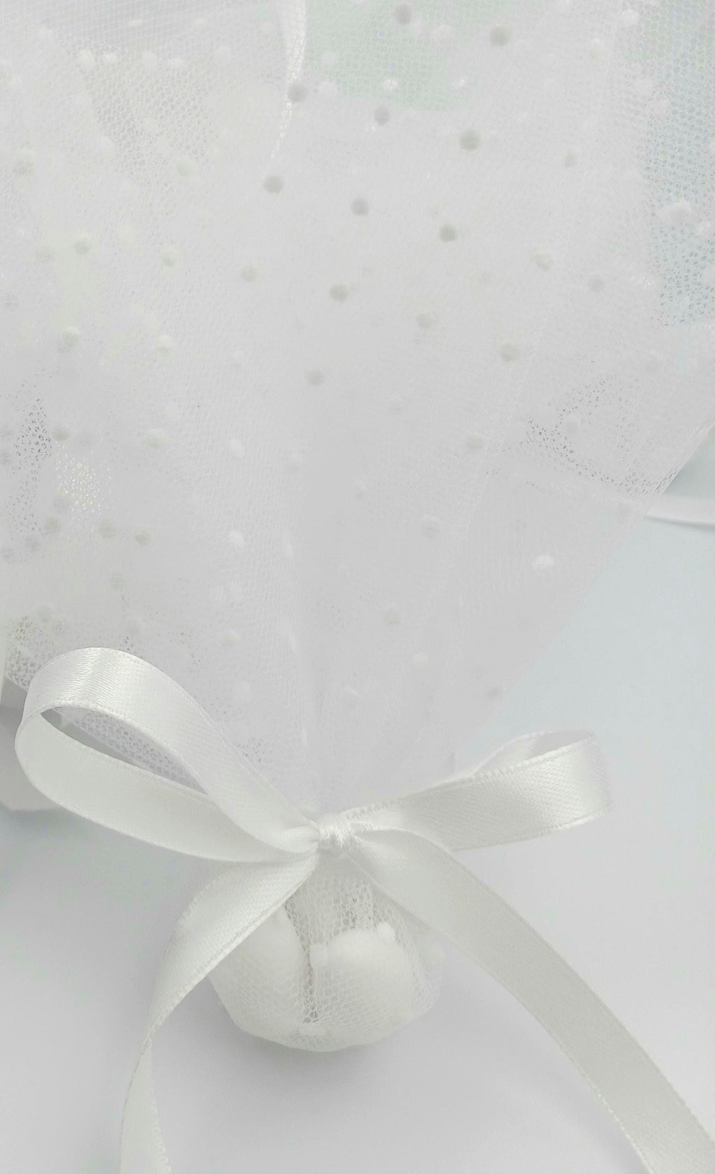 Wedding favor Tulle Almond candy bags, Orthodox Greek traditional Bombonieres  Greek baptism jordan almond koufeta, bridal shower, 20 pcs.
