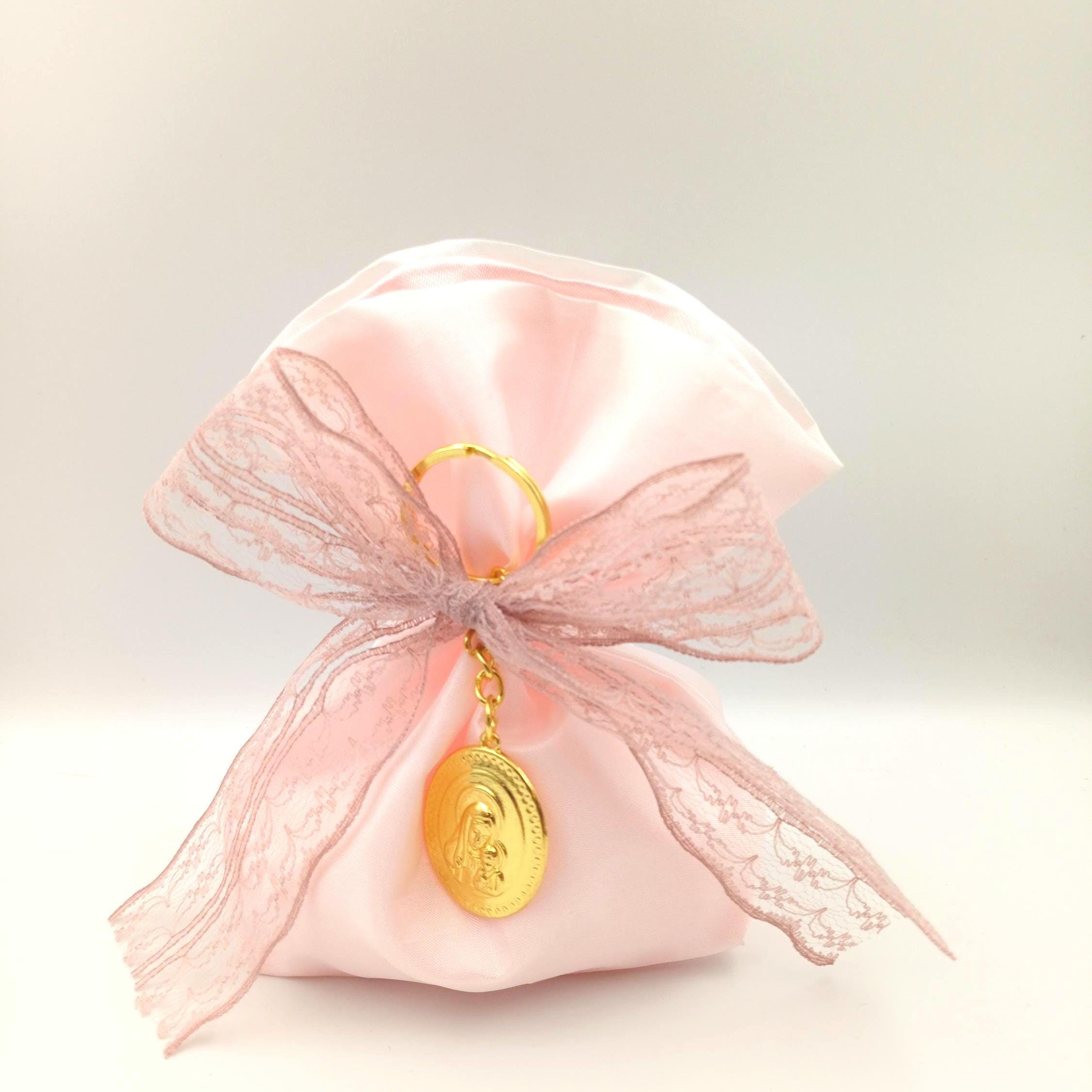 10 pcs, Orthodox icon pink baptism bomboniera, Panagia icon keychain,Girl baptism, Koufeta, baptism favors,Koufeta ,Christening favors