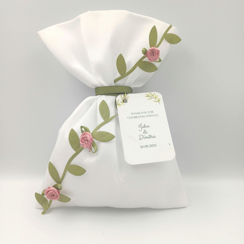Greek orthodox Baptism boubounieres koufeta orthodox Wedding , bridal shower favors bags 10 pcs