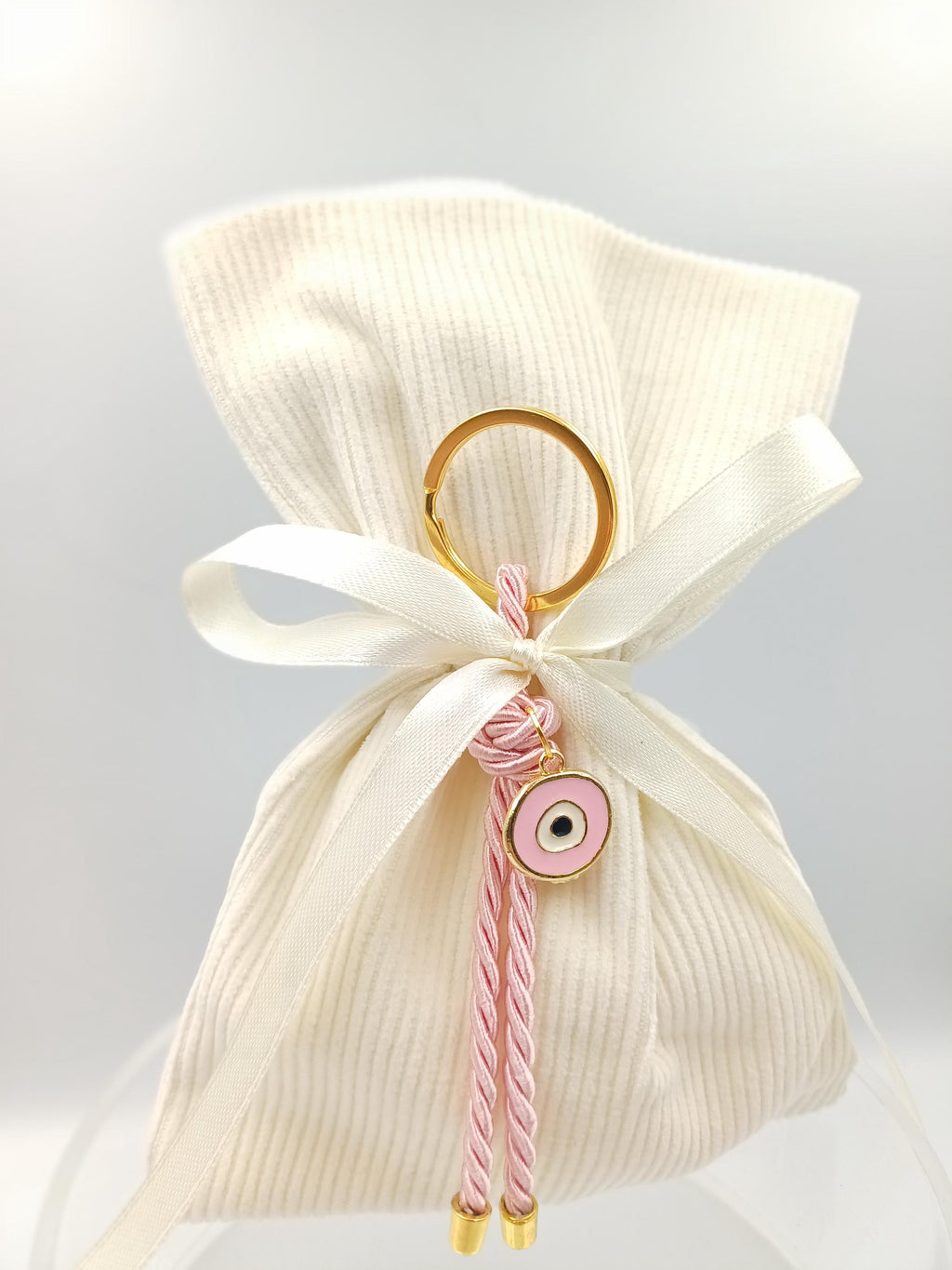 10 pcs, Greek baptism bomboniera-Evil eye  Keychain-Baptism Favors - Jordan Almonds - Greek Traditions - Baby Shower Gifts-Unique Favor Bags