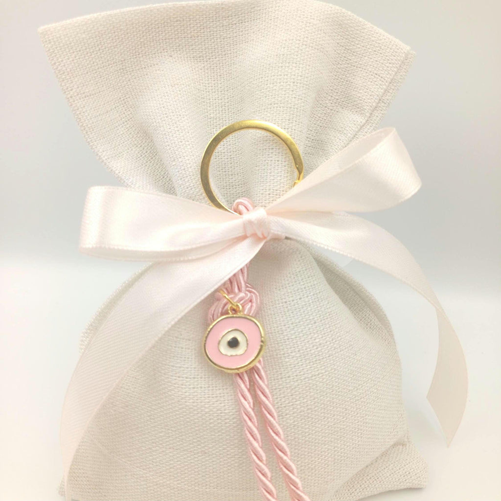 10 pcs, Greek baptism bombonieres, Greek Baptism Favors - Evil Eye Martyrika Keychain Gifts for guests -Baby Shower -Party Favors-koufeta