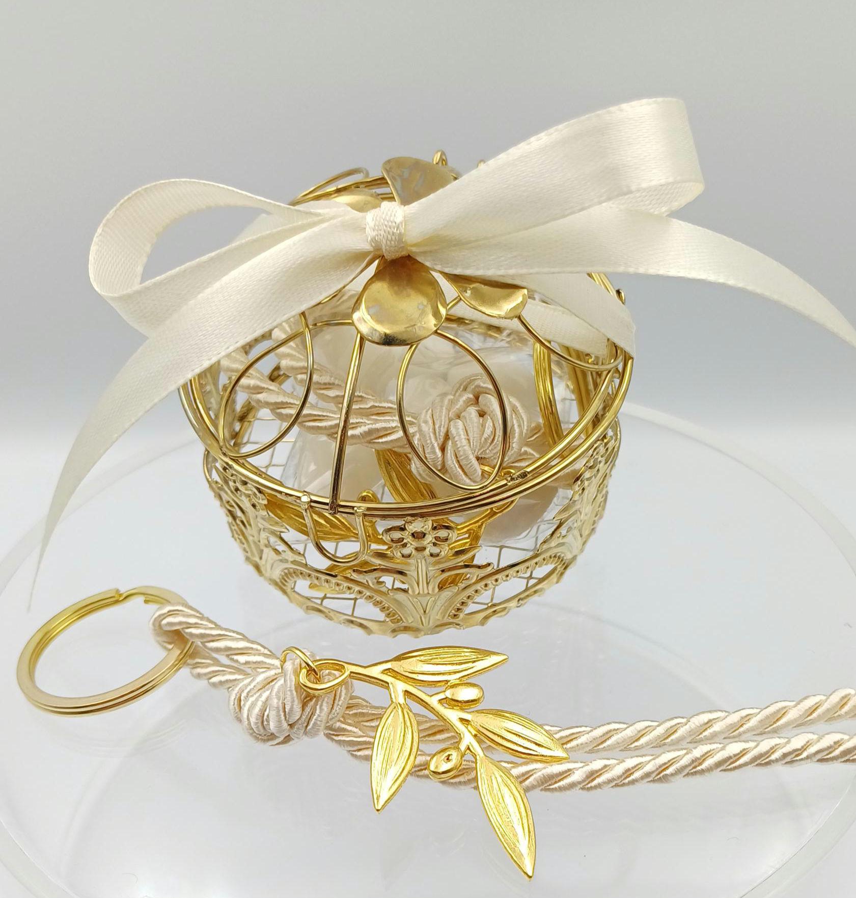 10 pcs Wedding Favors for Guests, Metallic Gold Jewerly Favor Box, Baby Shower Favor, Bridal Shower Favor,Greek bobonieres.