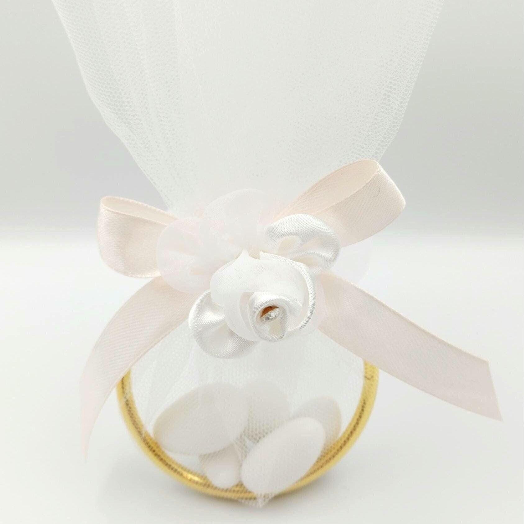 10 pcs, Wedding Favors Almond Candy - Engagement Favors -Greek bombonieres -Almond Treats- Christening gifts Koufeta - Baptism bombonieres