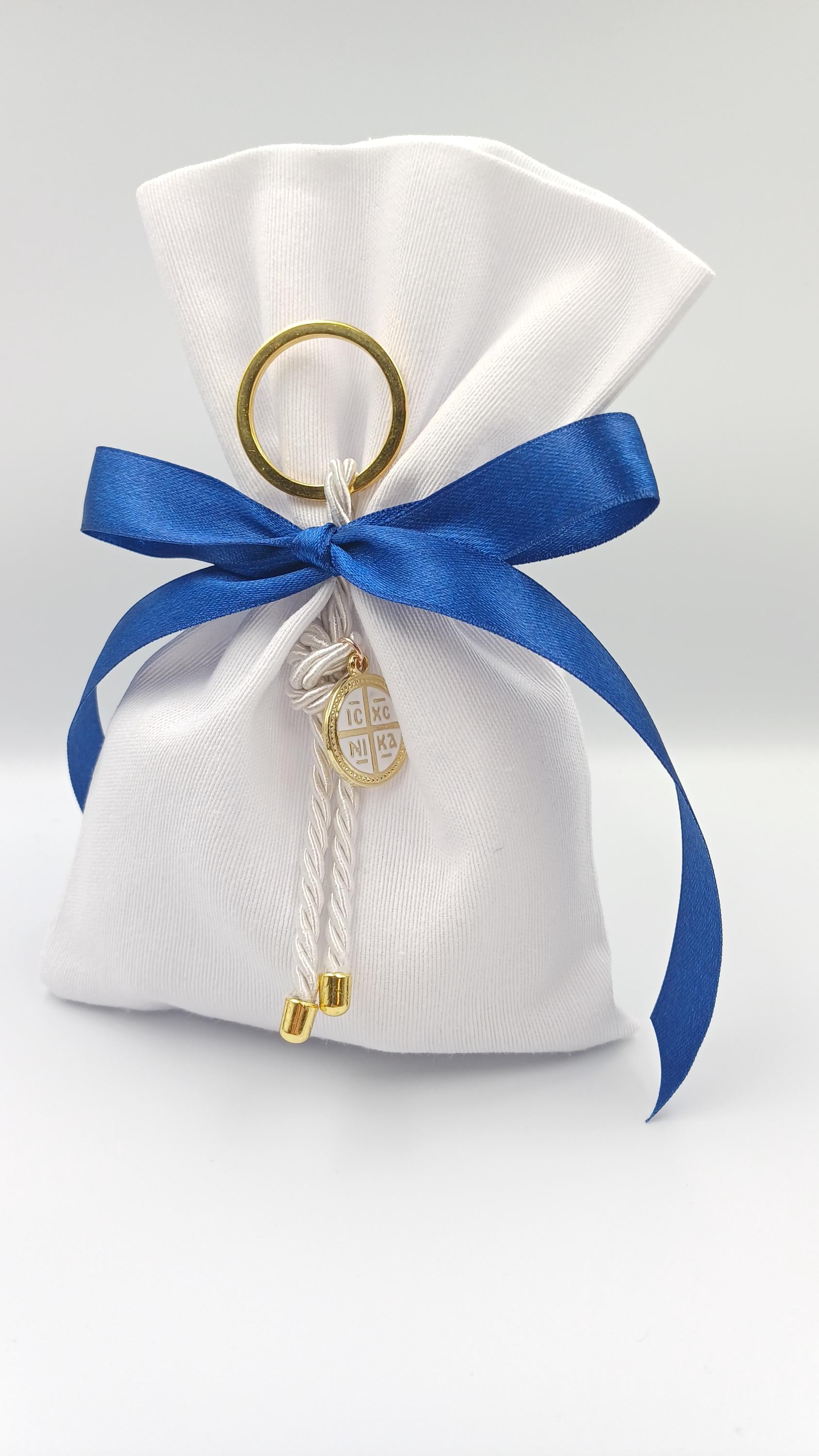 10 pcs, Greek  Orthodox baptism boubounieres, first communion Keychain favors, Boy baptism, Koufeta almond candy, Bombonieres, martyrika.