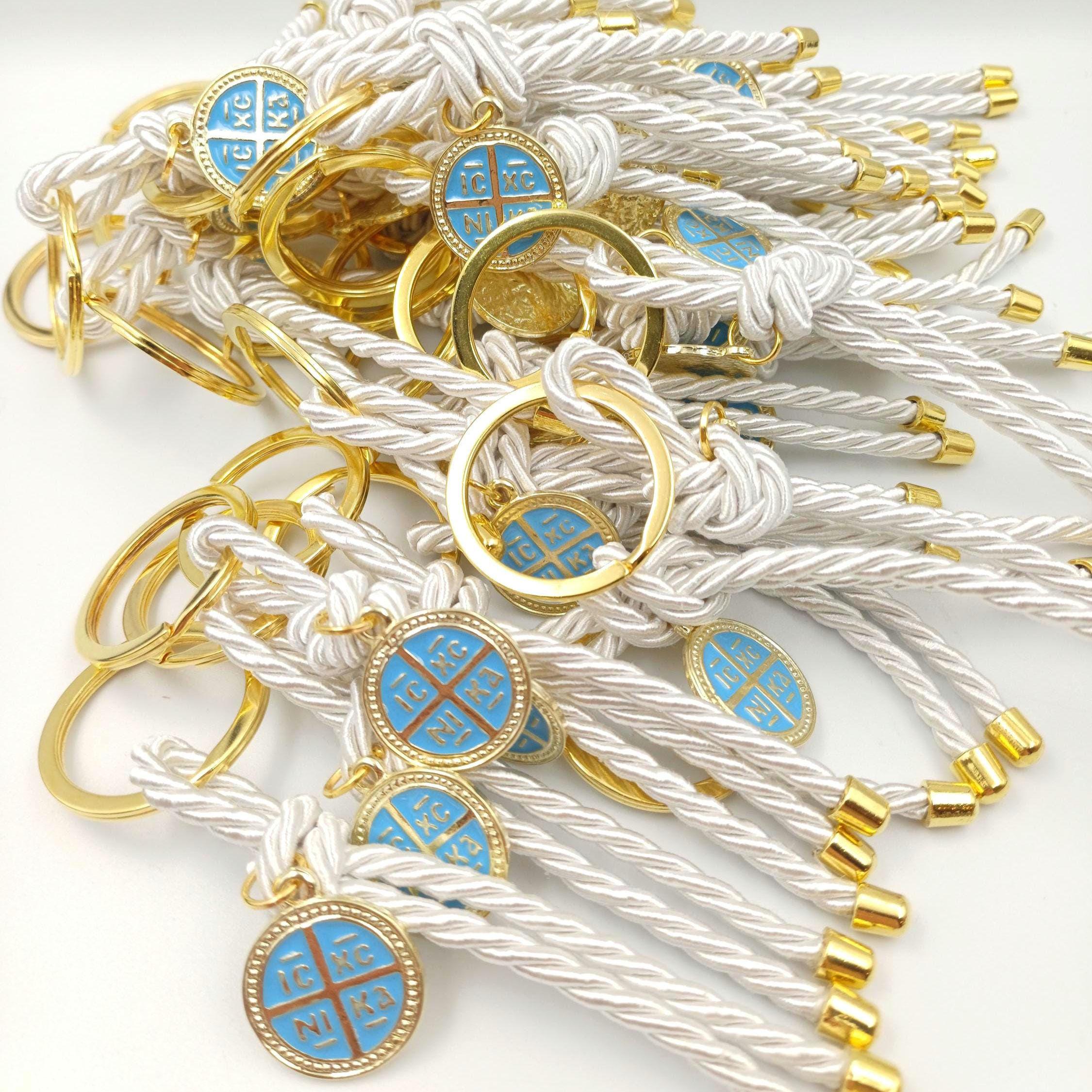 10 pcs,Martirika-Greek Orthodox Baptism-Martyrika Konstantinato-Witness favor For Guests-Boy baptism-gender reveal party-mi bautizo gift.