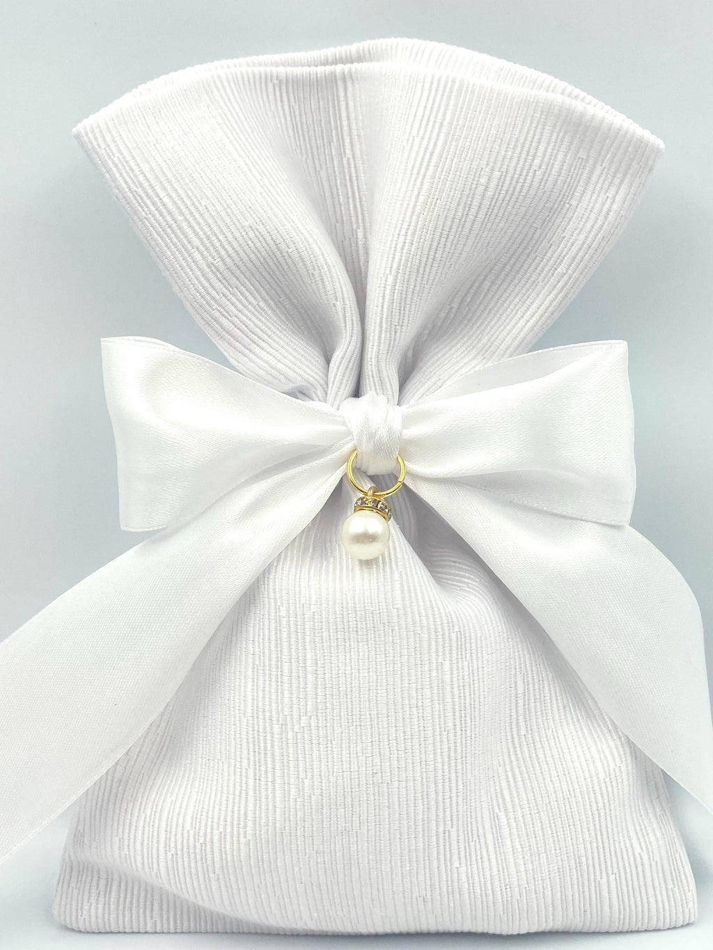 Luxury White Pearl Wedding Favor, White pearl favors, Greek wedding, Orthodox wedding, Koufeta bag,,bridal shower Bomboniere, Koufeta,10pcs