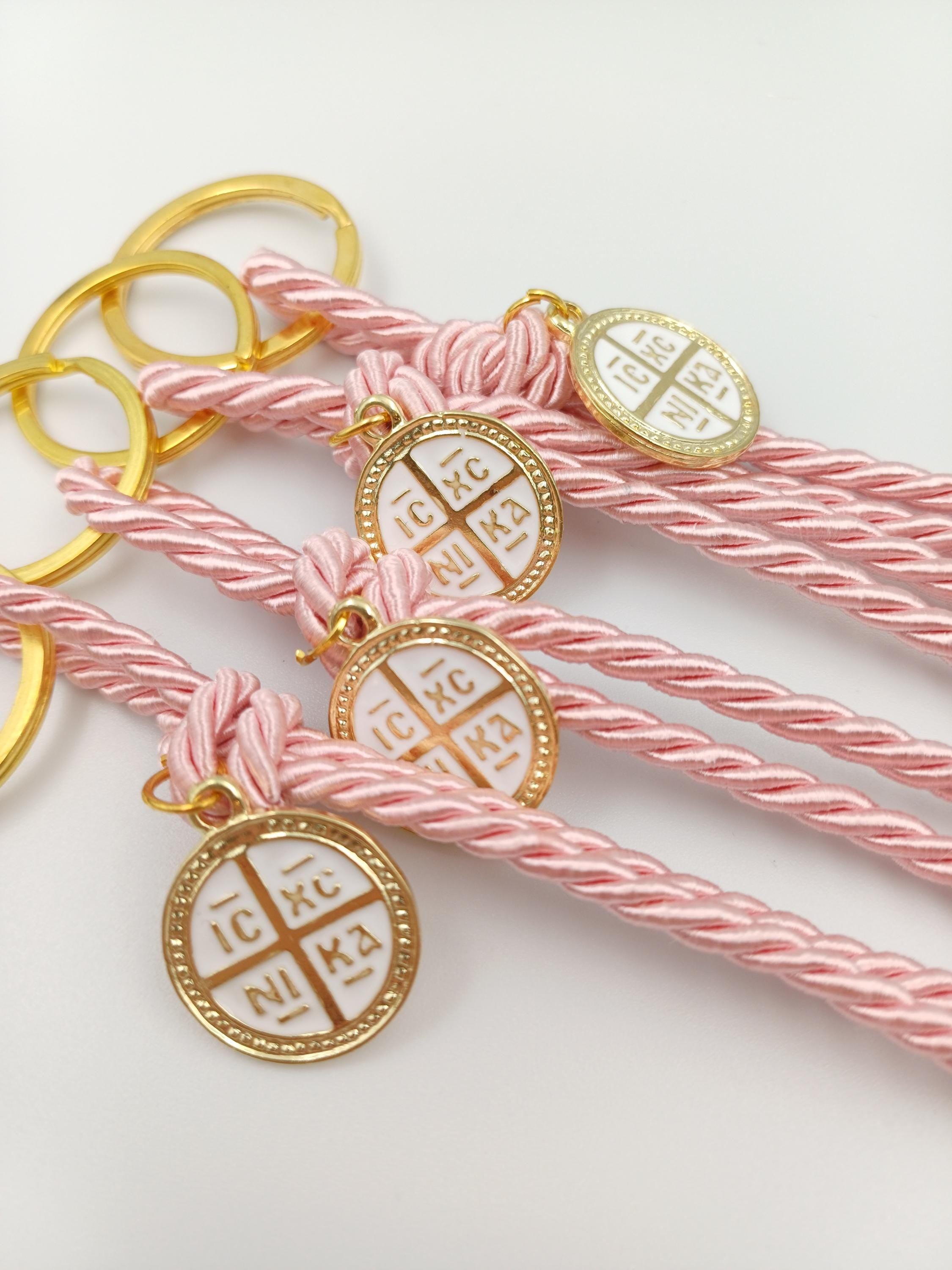 10 pcs, Martyrika Cross favors ICXCNIKA, Greek Baptism favors,key chain  martirika, Personalized Orthodox witness gift ,first communion.
