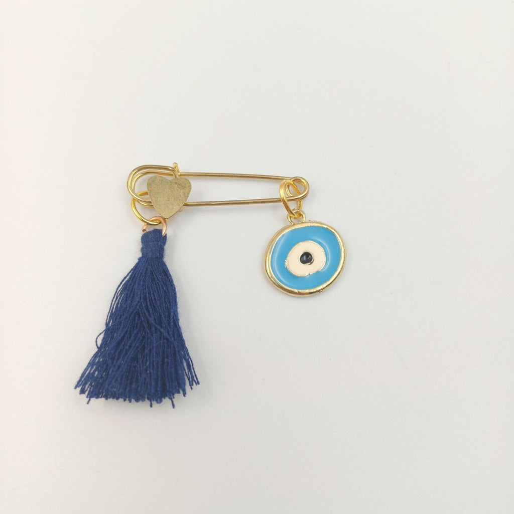 10 pcs, Greek Baptism  evil eye Martyrika safe pins, Boy baptism, Witness favors pins, Baby shower , First Communion favors, Greek mati.