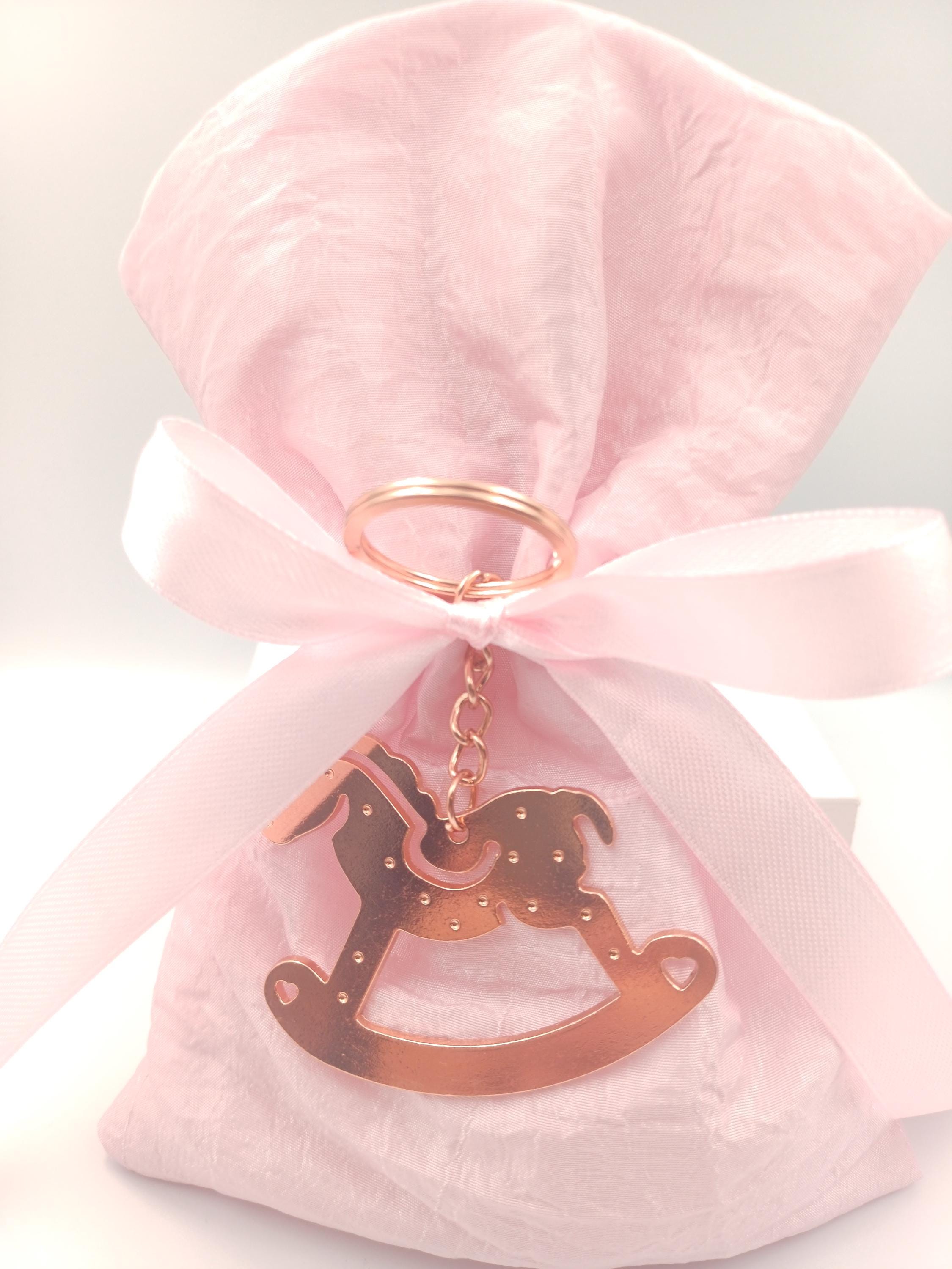 10 pcs,Pink Baptism favors Greek Orthodox baptism boubounieres ,baby shower gifts for guests, Almond candy koufeta bags, Animal party favor.