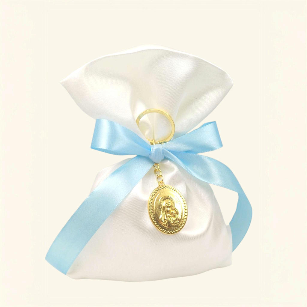 10 pcs, Greek baptism  Panagia icon, bombonieres, Christening favor Orthodox Keychain favors, Girl baptism favors Almond candy koufeta.