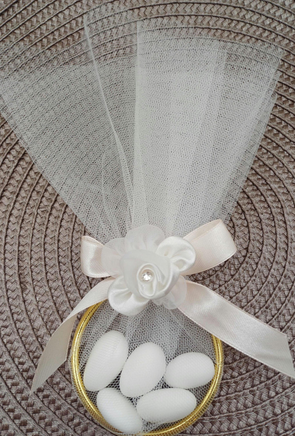 10 pcs, Wedding Favors Almond Candy - Engagement Favors -Greek bombonieres -Almond Treats- Christening gifts Koufeta - Baptism bombonieres