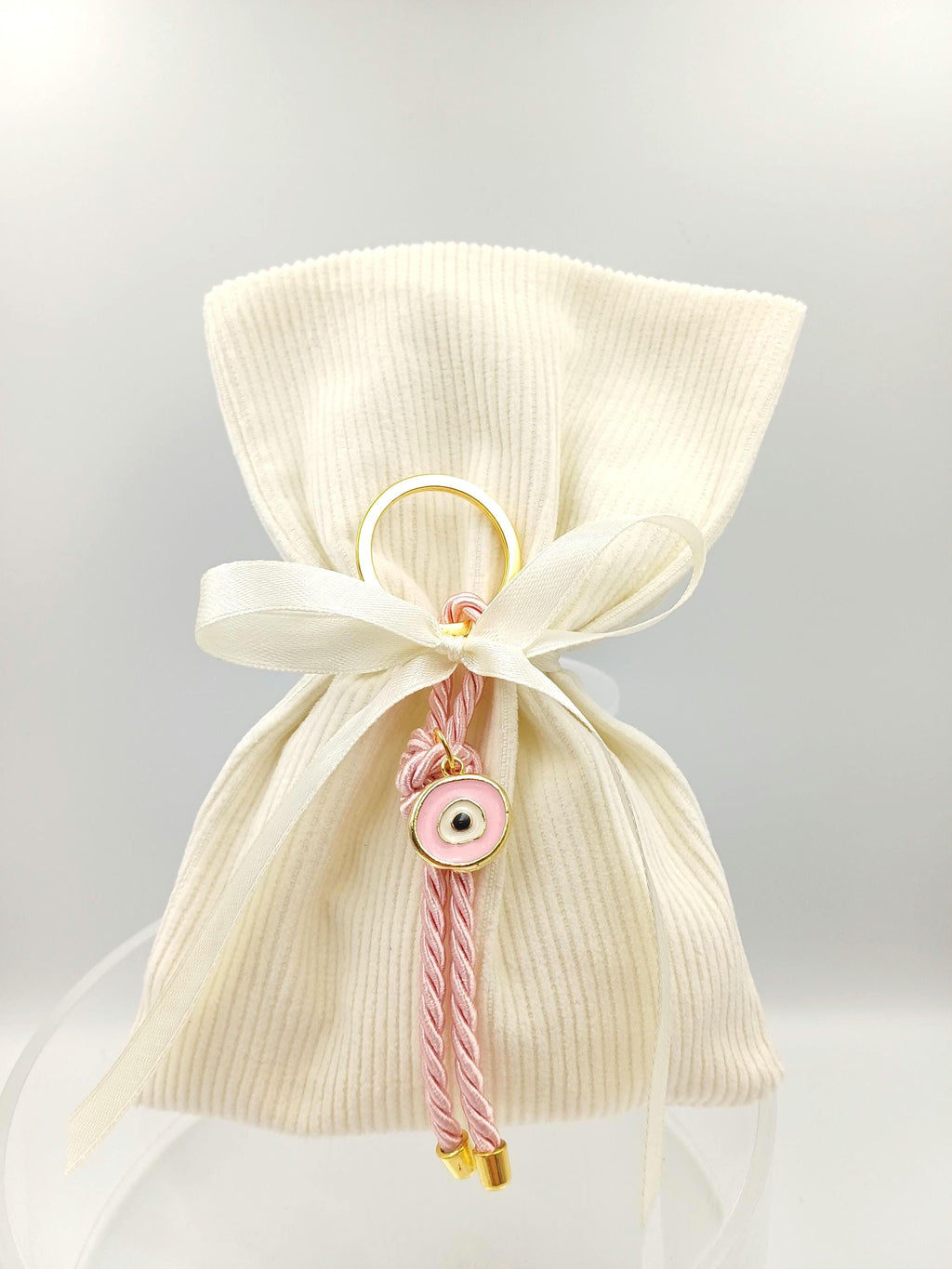 10 pcs, Greek baptism bomboniera-Evil eye  Keychain-Baptism Favors - Jordan Almonds - Greek Traditions - Baby Shower Gifts-Unique Favor Bags