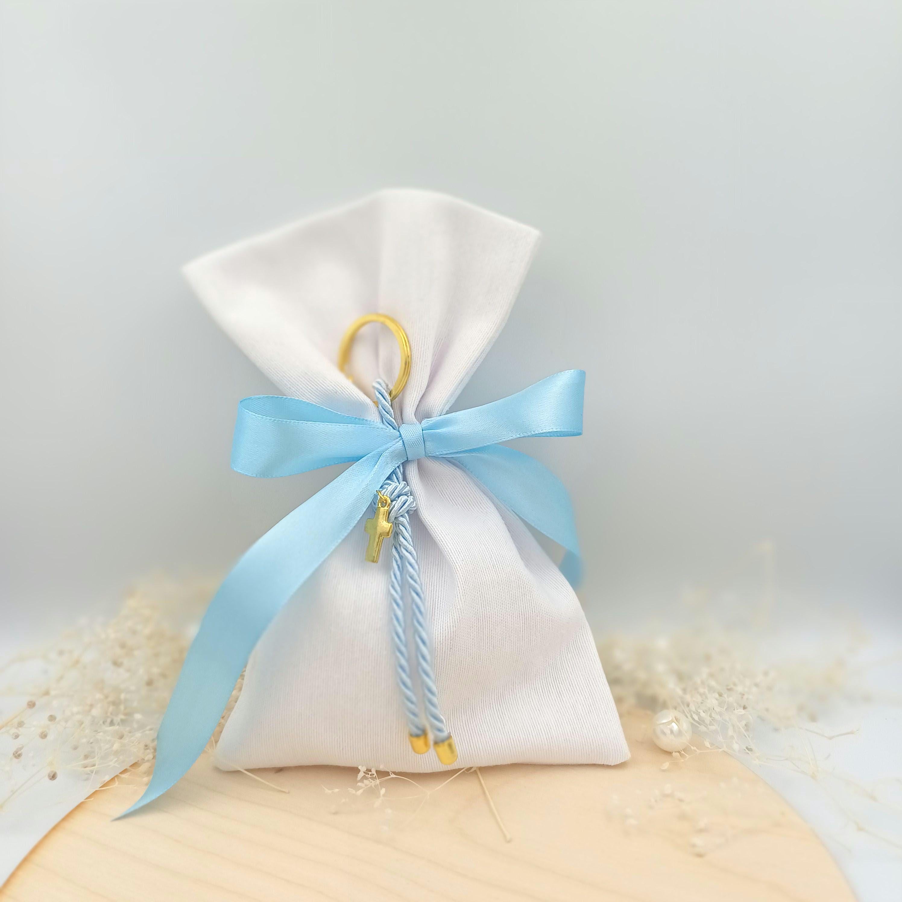 10 pcs, Boboniera for Greek Orthodox Baptism, Christening favors keychain, Boubouniera, Mpomponiera, Koufeta, Boy Greek baptism, Koufeta.