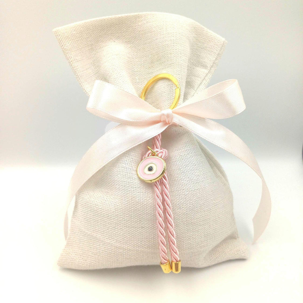 10 pcs, Greek baptism bombonieres, Greek Baptism Favors - Evil Eye Martyrika Keychain Gifts for guests -Baby Shower -Party Favors-koufeta