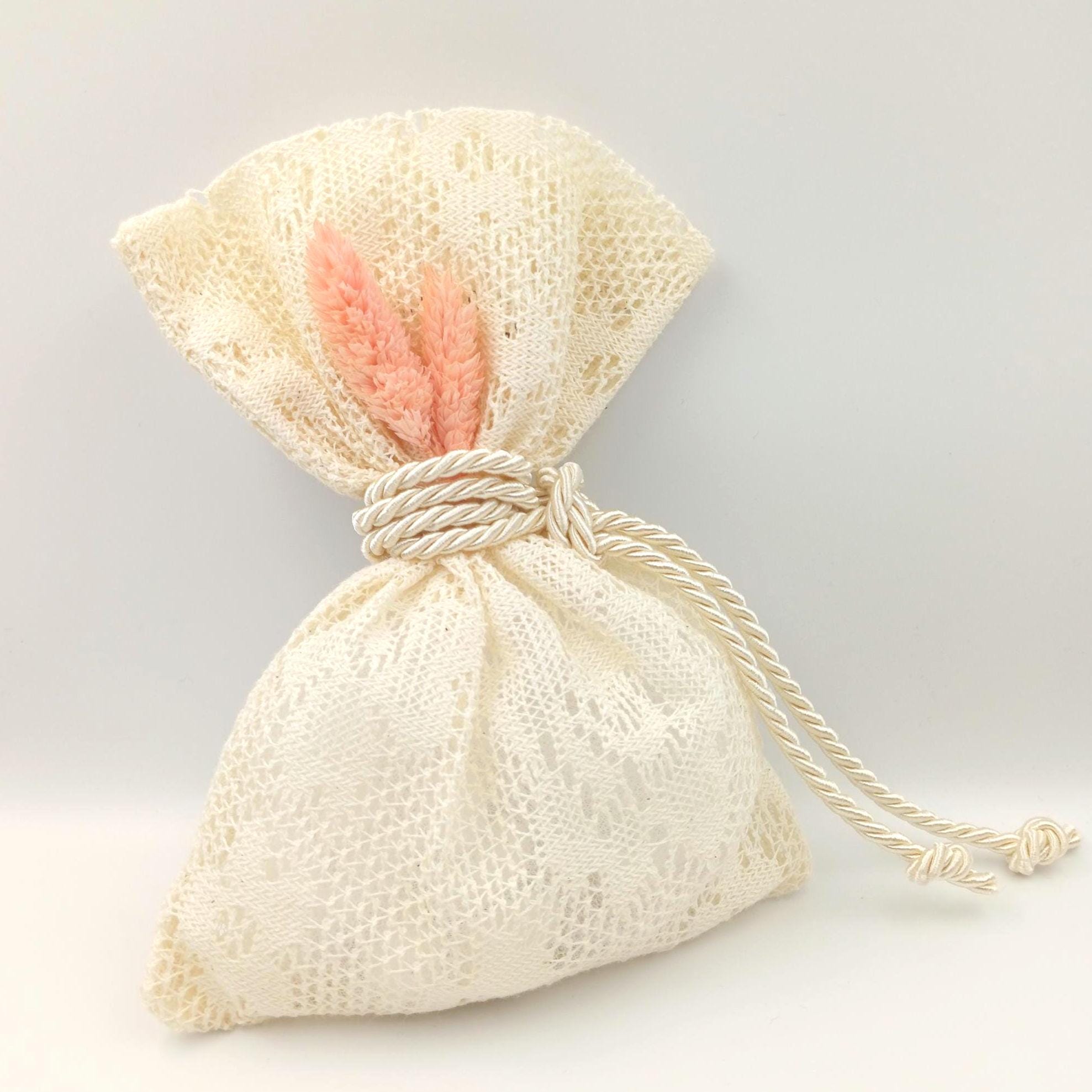 Lace favor Bags Personalized Wedding Favors,Greek bombonieres koufeta, Bridal shower favors , Almond candy gift Engagement favor, 10 pcs