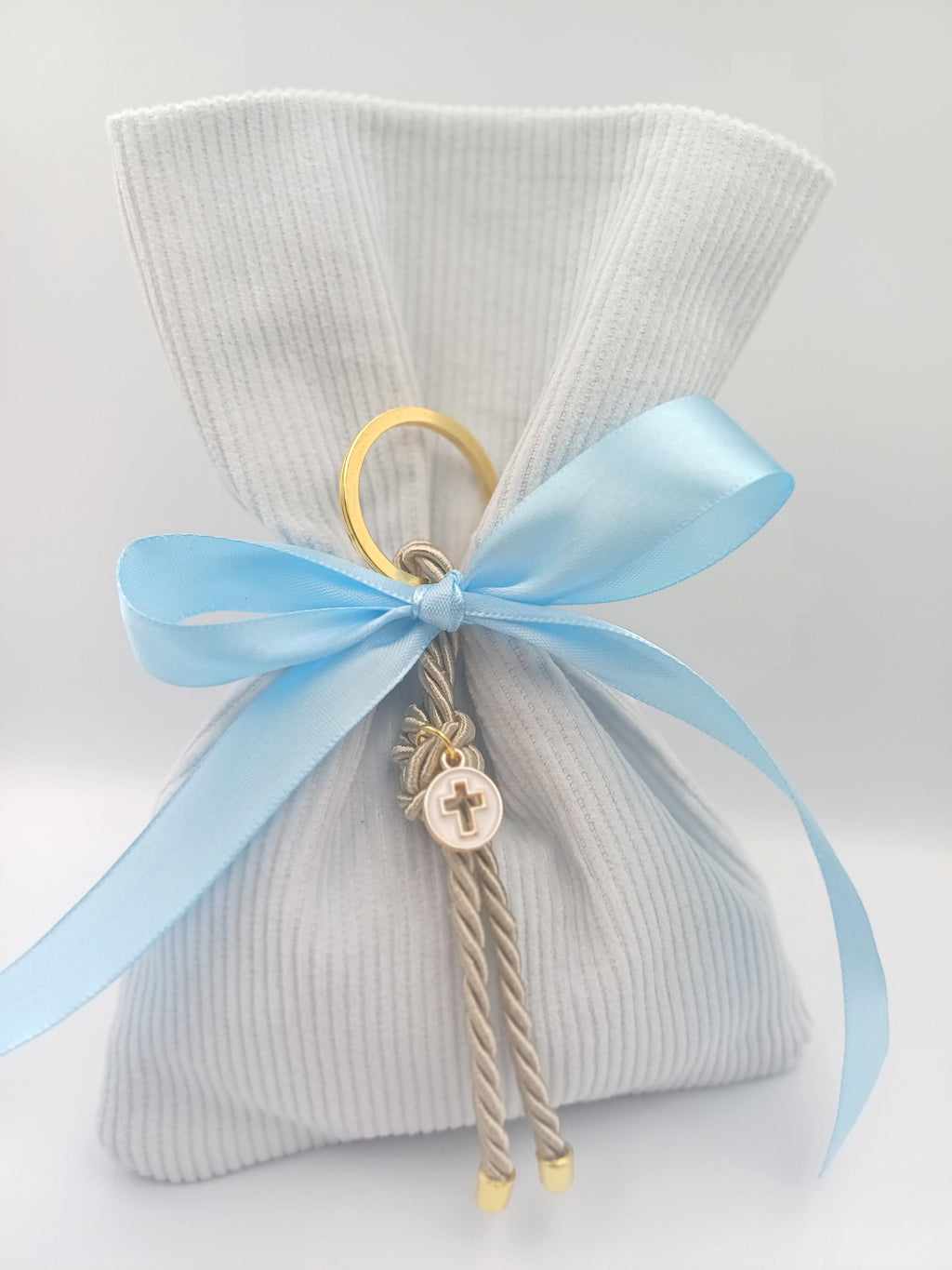 10 pcs, Greek baptism boubounieres, Christening Baptism Favors -Cross Martyrika Keychain Gifts for guests  -Baptism Favors bags-koufeta