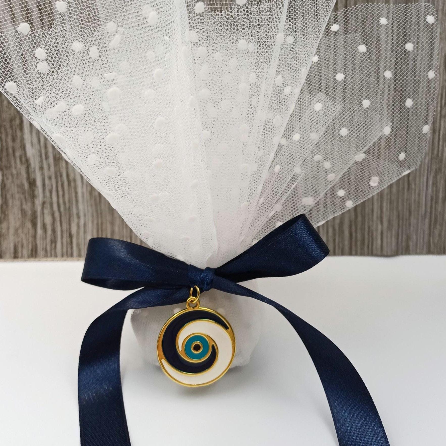 Baptism favors, orthodox Pink Evil eye favors bomboniera jordan almonds koufeta ,mi bautizo confetti,first communion , baby shower 10 pcs.