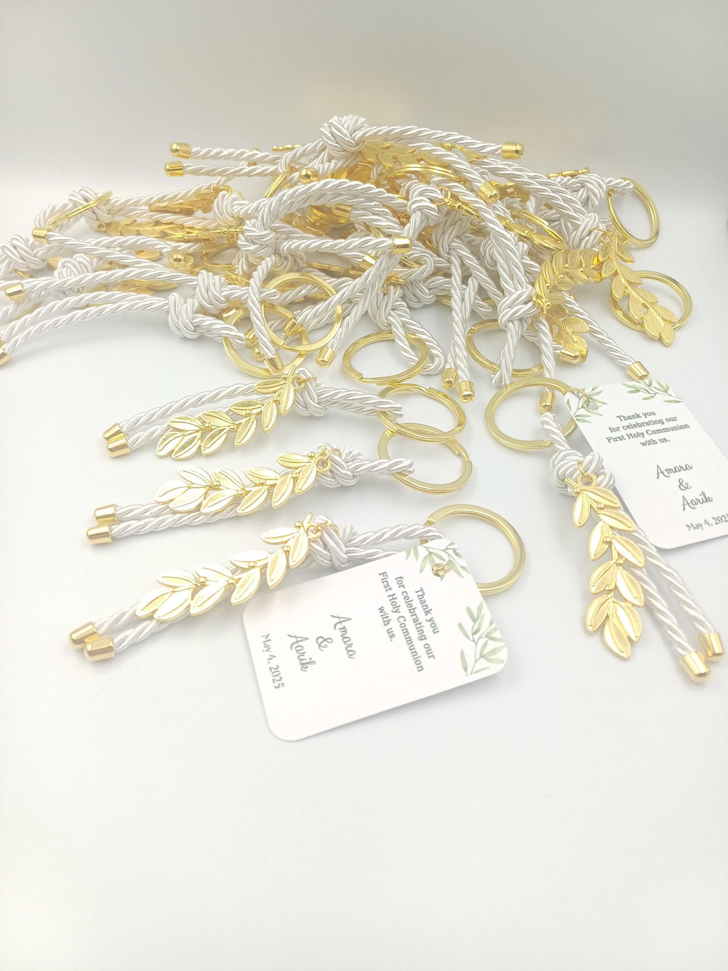10 pcs, Personalized Olive branch Key chain wedding favors, Bridal Shower party, Greek baptism witness gifts, baptism favor, Gift for guests