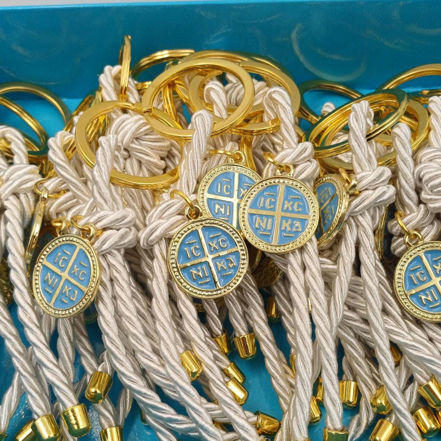 10 pcs,Martirika-Greek Orthodox Baptism-Martyrika Konstantinato-Witness favor For Guests-Boy baptism-gender reveal party-mi bautizo gift.