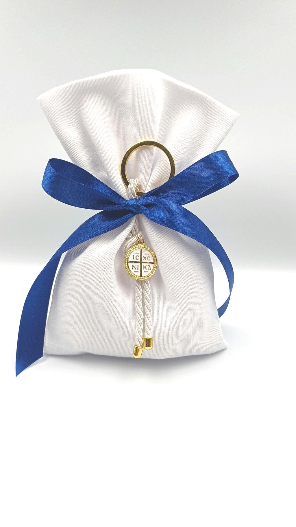 10 pcs, Greek  Orthodox baptism boubounieres, first communion Keychain favors, Boy baptism, Koufeta almond candy, Bombonieres, martyrika.