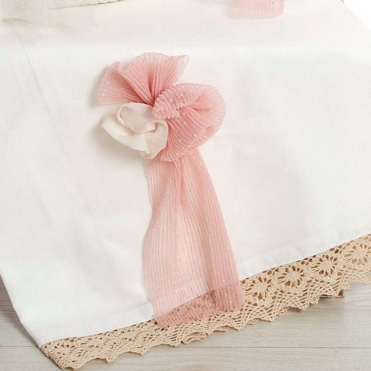 Romantic Greek Baptism Set for Girl, Orthodox Christening Custom Baptism Candle, Ladopana and Oil Set, Rustic Style.