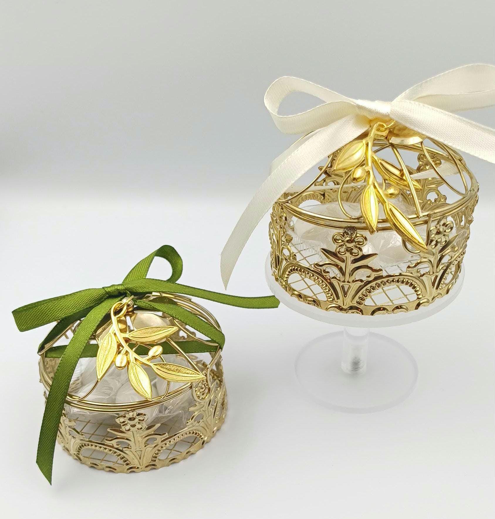 Greek bombonieres wedding favors jewelry keepsake Box- Bridal shower  - Quinceañera gifts ,engagement party 10 pcs