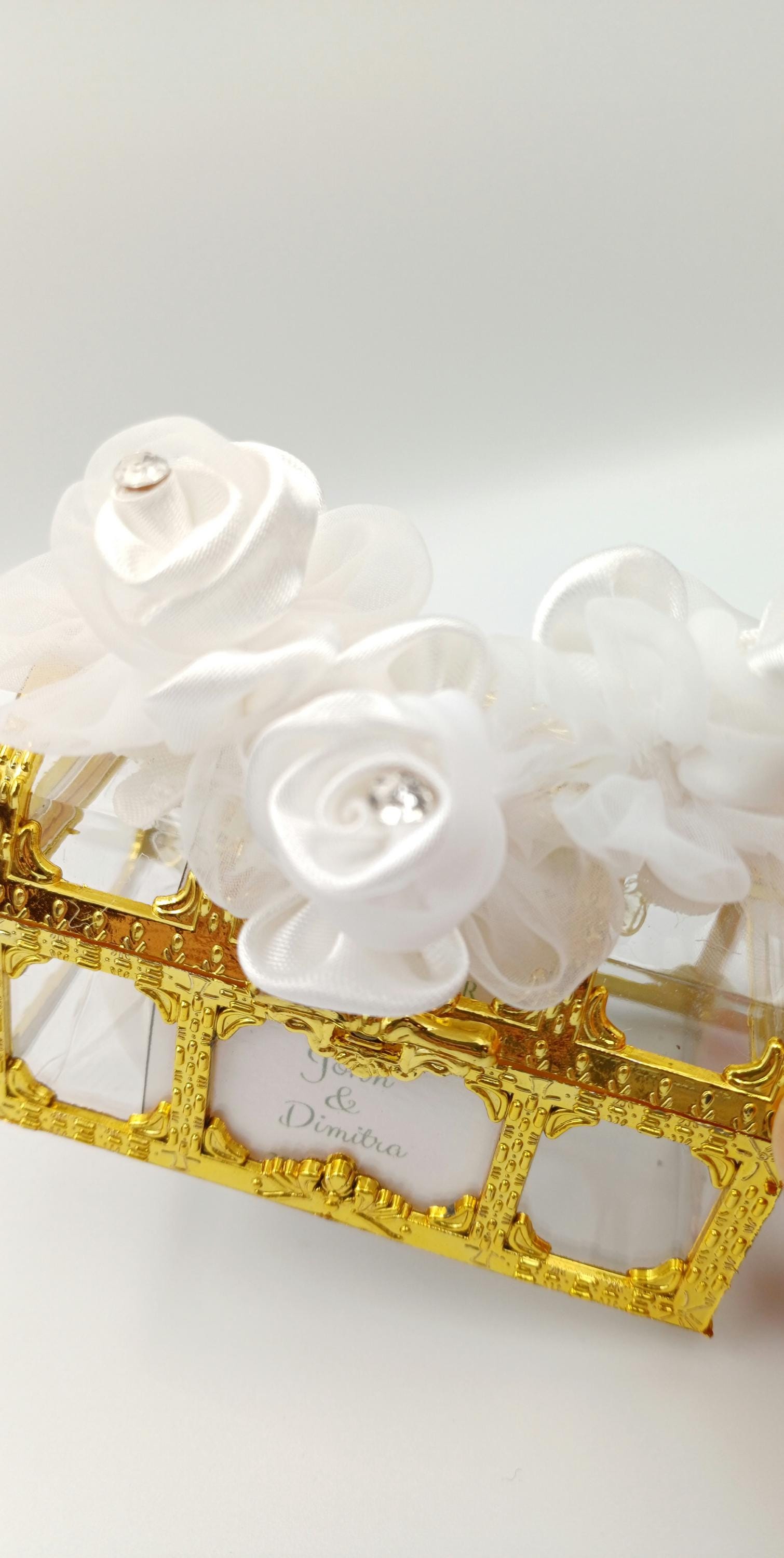 Greek Bombonieres Wedding Favors Jewelry Keepsake Box - Personalized Bridal Shower Engagement Party 10 pcs.