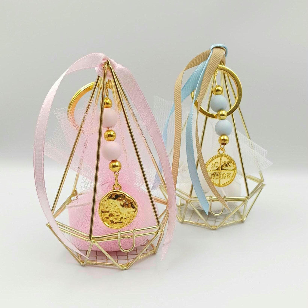 Christening Baptism Gift Favors, Greek Orthodox Boboniera Jordan Almonds Candy, baby shower Party 10pcs