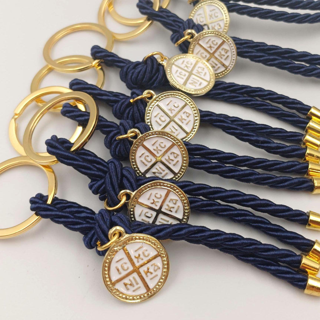 Baptism cross keychain favors, Martirika ic xc nika, Greek christening gifts, Orthodox baptism, martyrika keychain,  10 pcs.