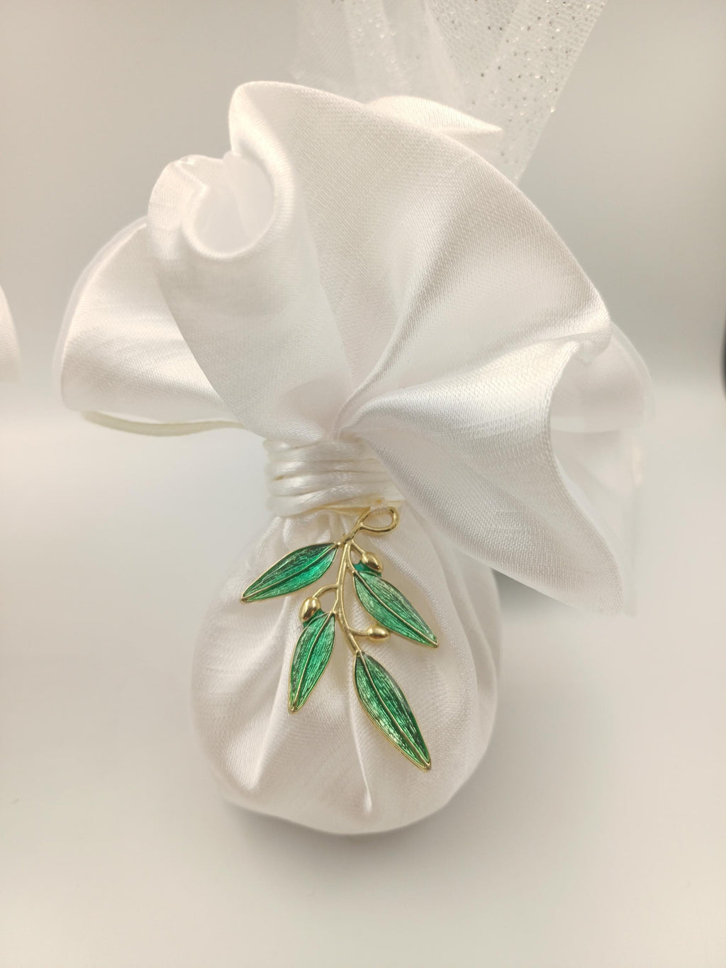 Wedding Favor Bags, Greek Bomboniere koufeta , Olive Branch  bridal shower favor, Engagement gifts (set of 10)