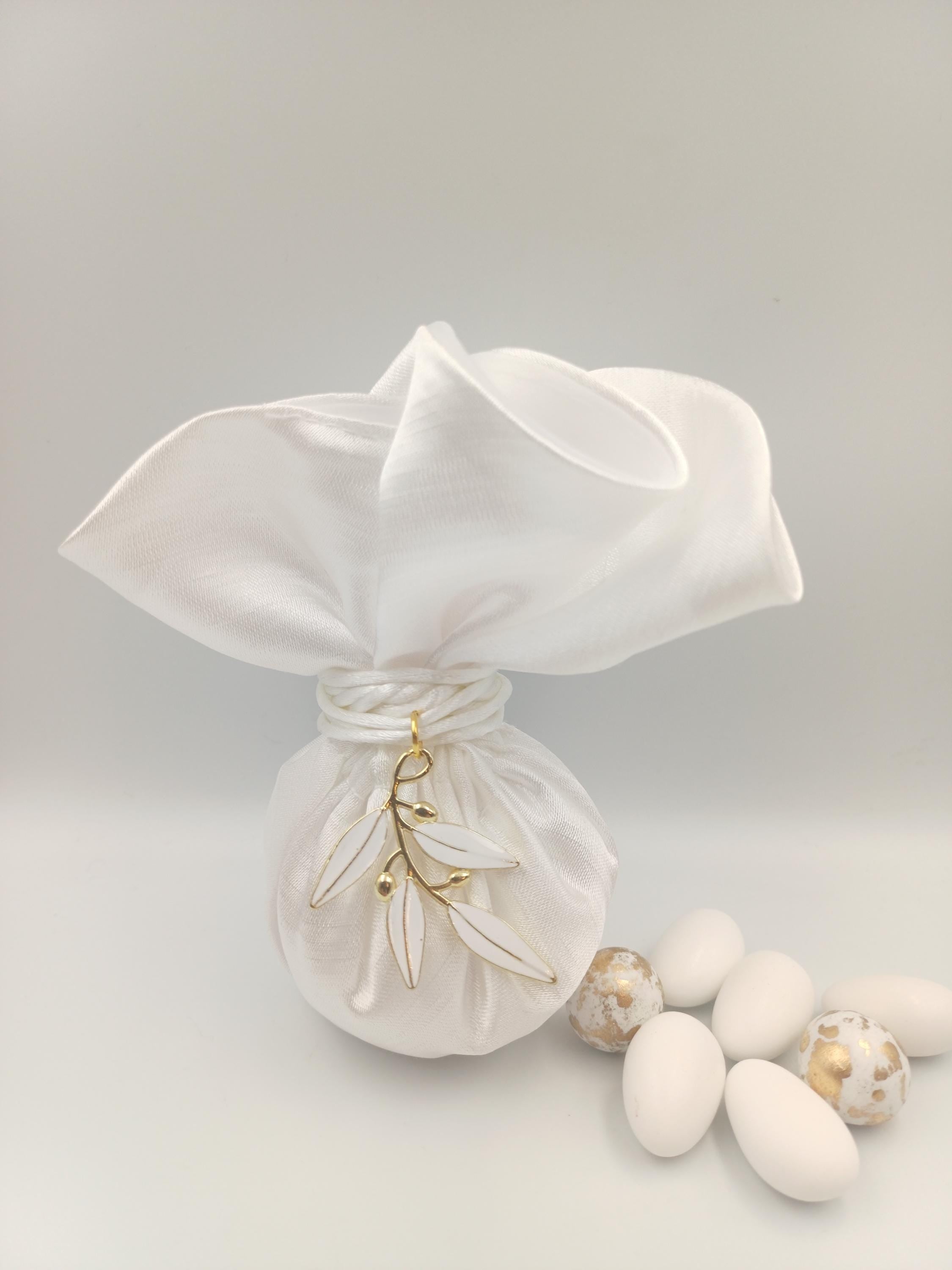Wedding Favor Bags, Greek Bomboniere koufeta , Olive Branch  bridal shower favor, Engagement gifts (set of 10)