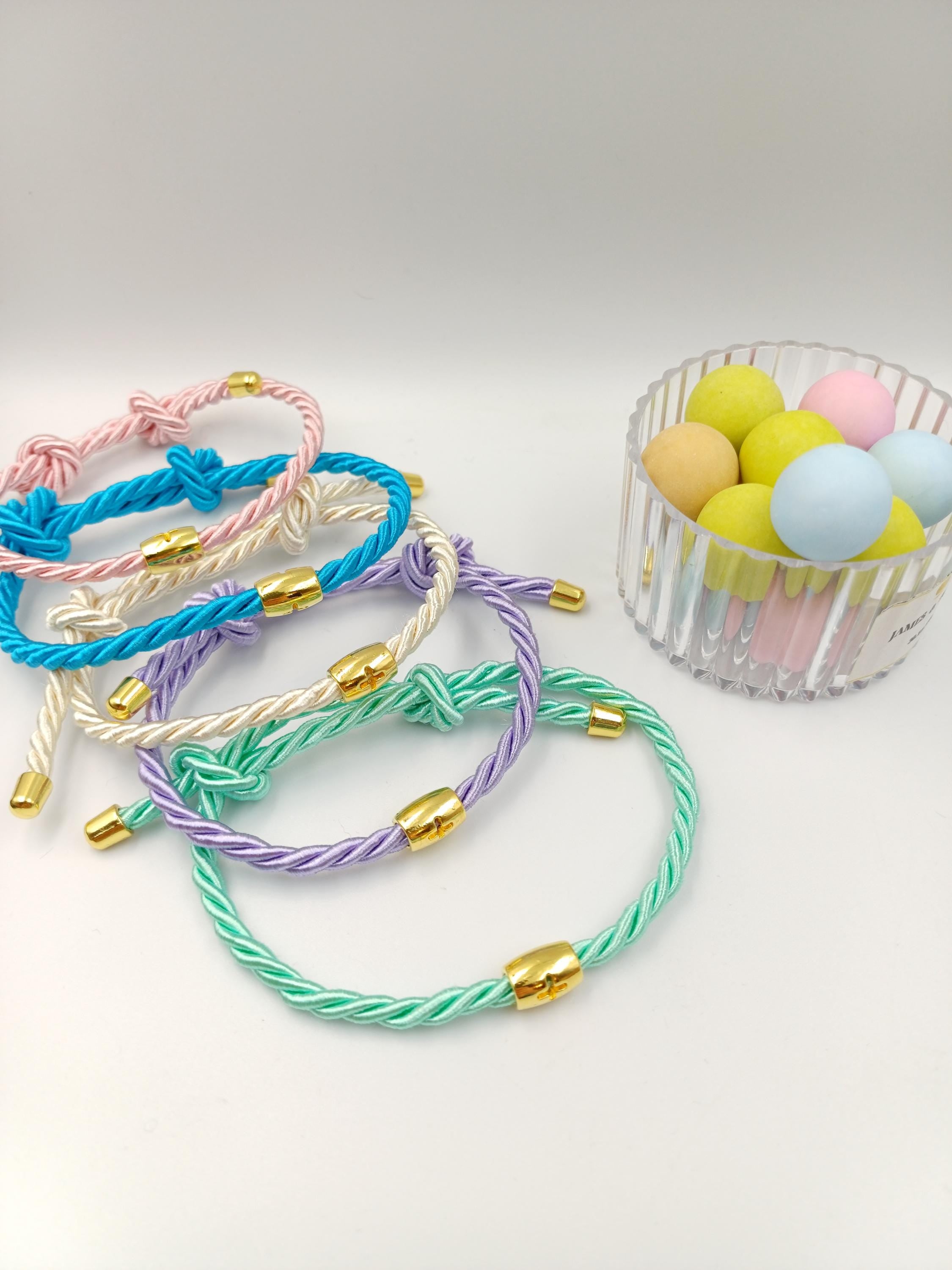 Martyrika Bracelet-Baptism favors-Wedding Favors-First communion -Baby shower favors- set of 10.