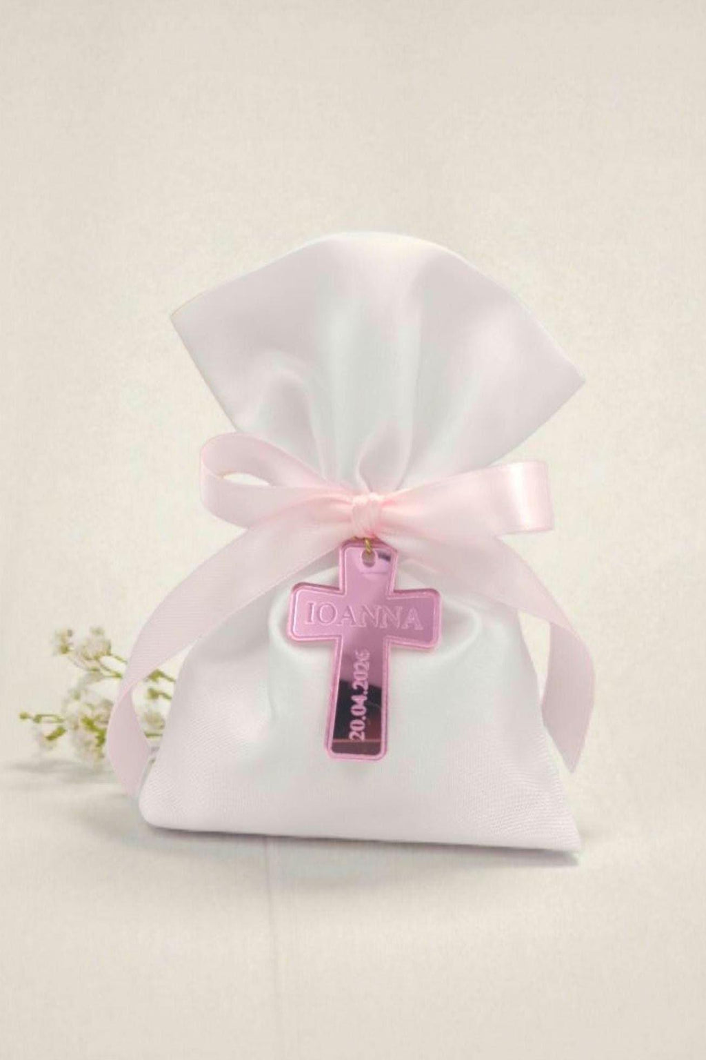 Baptism bomboniere, Personalized Mirror tag Cross | Greek Orthodox  boboniera, baby shower party, Set of 10 .