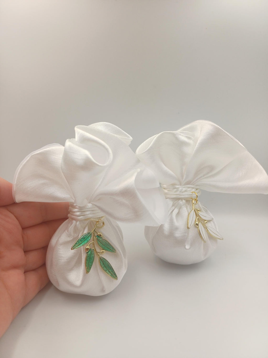 Wedding Favor Bags, Greek Bomboniere koufeta , Olive Branch  bridal shower favor, Engagement gifts (set of 10)