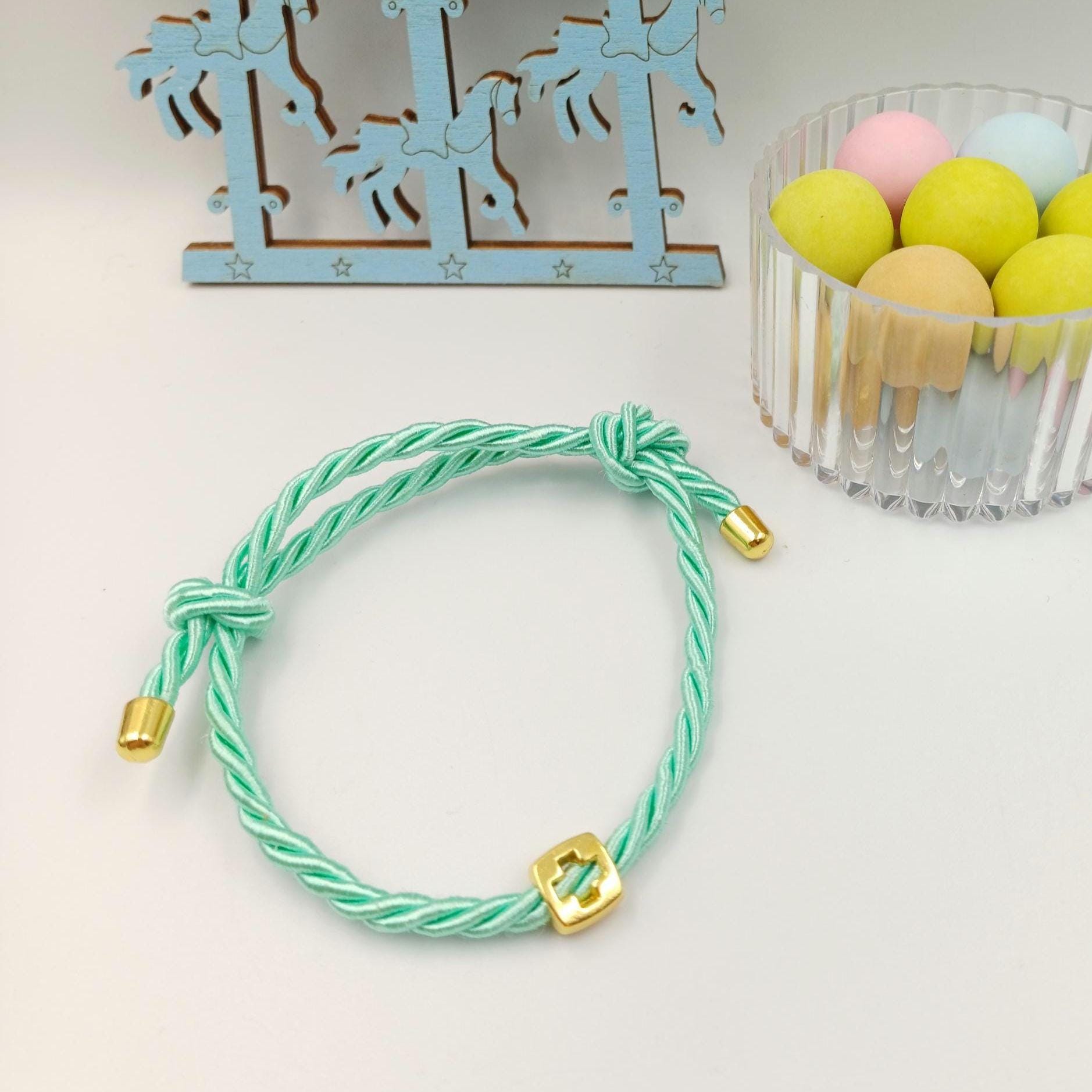 Orthodox Cross Martyrika Bracelet Greek Baptism Favor First communion keepsake, 10 pcs.