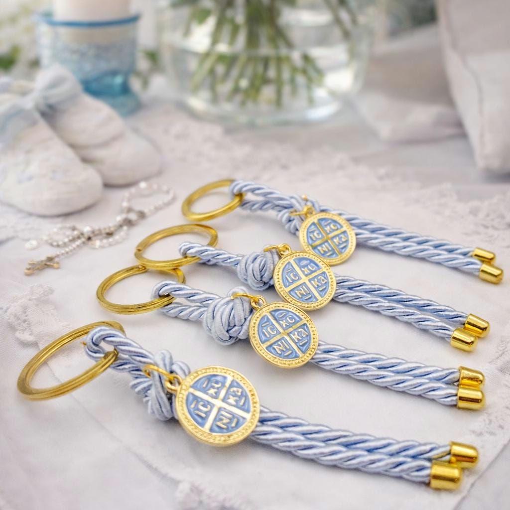 Cross Key chain martyrika greek baptism favors, first communion favors, bautizo recuerdos 10 pcs