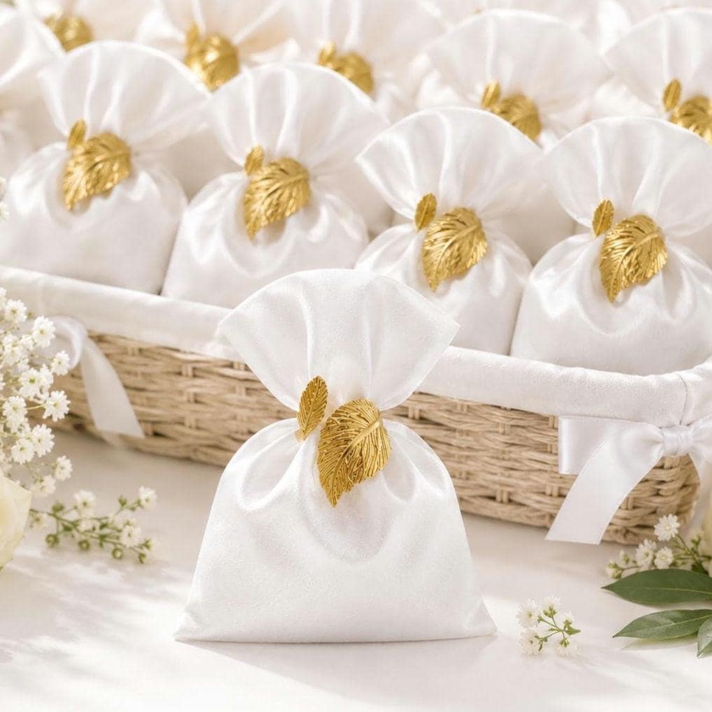 Greek Wedding Boubounieres, Bomboniere, Koufeta Favor Bag, Orthodox Wedding Favor, engagement gifts, 10 pcs.