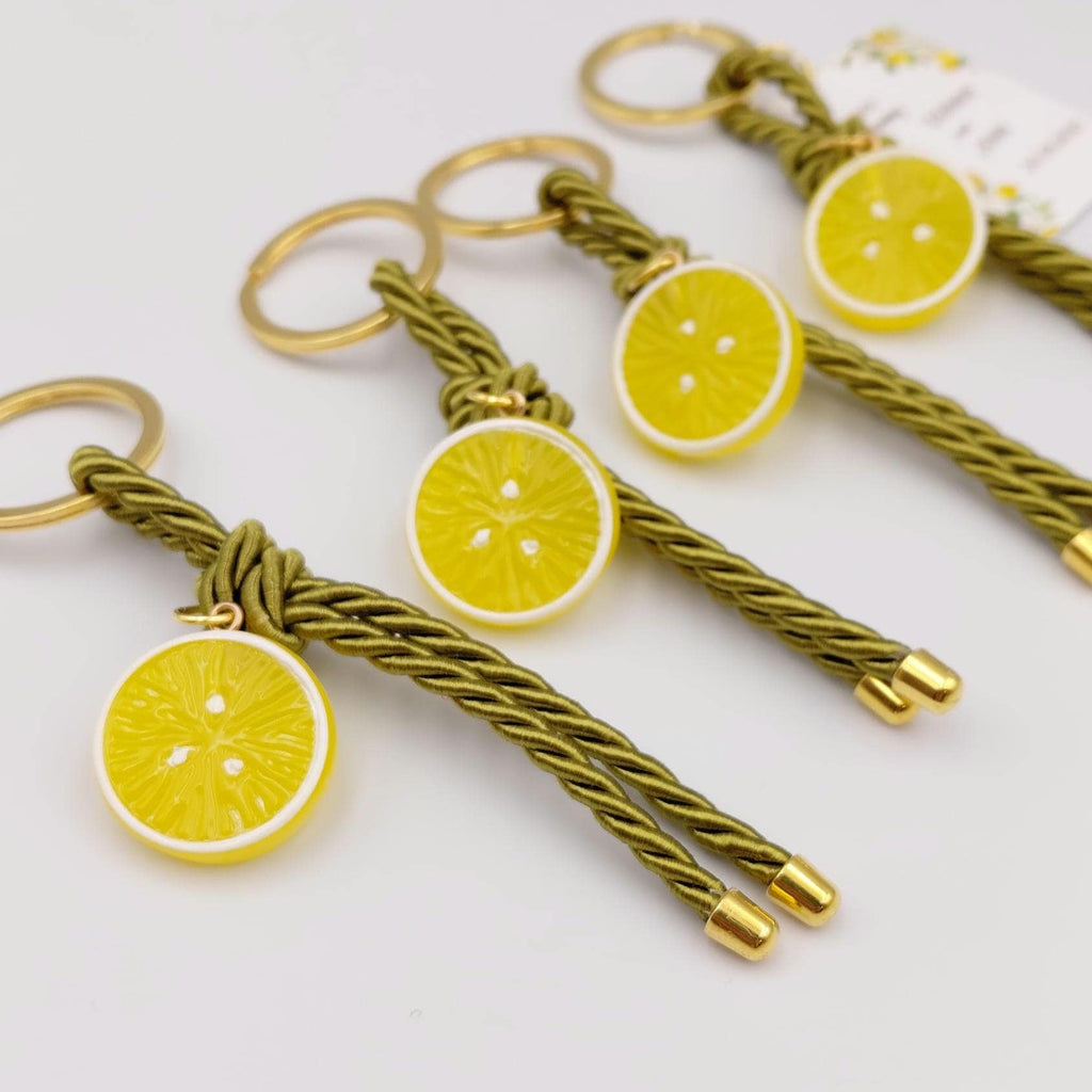 Lemon Keychain favor | lemon themed Wedding Party Favor, Greek Baptism martyrika, Baby Shower, bridal shower, Custom tag Set of 10.